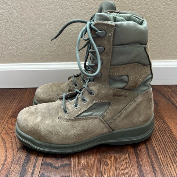 Belleville 610 ST Suede Military Boots Insulated Men’s Size 9.5 W Green Outdoor, main image 16